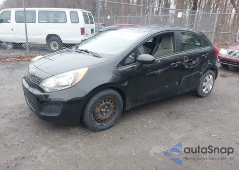 2013 Kia Rio Lx из США, поврежденный, VIN KNADM5A33D6117440